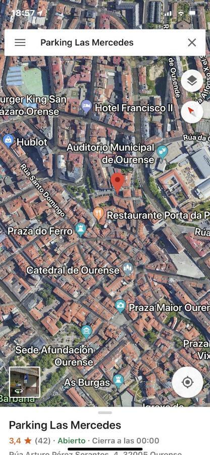 Апартаменты Piso Centro Оренсе Экстерьер фото